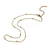 304 Stainless Steel Satellite Chain Necklaces for Women Men NJEW-Q028-12G-2
