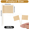 100Pcs Paper Flag Cocktail Picks DIY-CN0003-57A-2