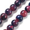 Natural Multi-Color Agate Beads Strands G-A261-B09-14mm-2