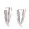 Anti-Tarnish Rhodium Plated 925 Sterling Silver Ice Pick Pinch Bails STER-D035-23P-01-1