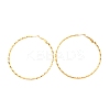 304 Stainless Steel Hoop Earrings EJEW-S250-01A-G-4
