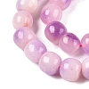 Dyed Natural White Jade Beads Strands G-T138-D04-3