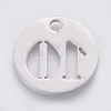 Non-Tarnish 304 Stainless Steel Pendants STAS-F233-10-P-2
