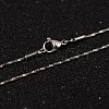 Tarnish Resistant 304 Stainless Steel Chain Necklaces LS-NJEW-L427-10P-1