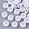 Plating Acrylic Beads PACR-R243-04A-1