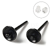 Hypoallergenic Bioceramics Zirconia Ceramic Stud Earring Findings FIND-Z007-01C-02-1