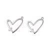 Glass Clear Rhinestone Pendants KK-N254-63P-1