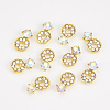 Alloy Rhinestone Cabochons MRMJ-T013-04B-1