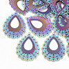 Ion Plating(IP) 304 Stainless Steel Filigree Pendants X-STAS-S108-68-1