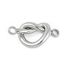 304 Stainless Steel Connector Charms STAS-M078-02P-1