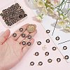 100Pcs Light Gold Plated Alloy Enamel Pendants ENAM-AR0001-75-3