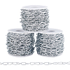 3Pcs Iron Oval Link Chains CH-BC0001-06-1