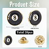 20Pcs Sport Enamel Pins JEWB-SC0001-62E-2