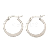 Tarnish Resistant 304 Stainless Steel Hoop Earrings EJEW-F105-23P-2