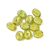 Picasso Baking Paint Glass Seed Beads GLAA-V001-08E-1