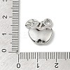 304 Stainless Steel Pendants STAS-F327-02B-P-3