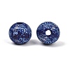 Independence Day Theme Wood European Beads WOOD-Z005-01C-03-2