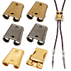 6Pcs 3 Colors Zinc Alloy Bolo Tie Slider Clasps FIND-PH0023-92A-1