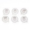 Non-Tarnish 304 Stainless Steel Stud Earring Findings STAS-S079-32B-3