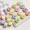 Spray Painted Plastic Beads PW-WG96232-09-1