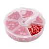 1Box ABS Plastic Imitation Pearl Dome Cabochons SACR-JP0001-01-2