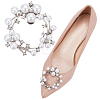 2Pcs Alloy Rhinestone Shoe Decorations FIND-GF0006-57-1
