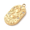 304 Stainless Steel Pendants LS-STAS-F349-03G-03-2