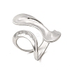 304 Stainless Steel Cuff Rings for Women RJEW-A077-01P-4