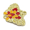 Alloy Enamel Connectors Charms PALLOY-F312-55G-02-2