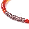Candy Color Glass Seed Beaded Bracelet for Women BJEW-JB08612-5