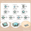 10Pcs 10 Styles Tibetan Style Alloy Pendants FIND-CJ0002-17-8