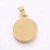 304 Stainless Steel Pendants STAS-H458-21G-2