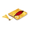 Chinese Brocade Tassel Zipper Jewelry Bag Gift Pouch ABAG-F005-02-3
