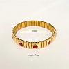304 Stainless Steel Enamel Stretch Bracelets for Women FS-WG7EEC2-05-1