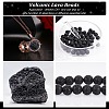 Synthetic Lava Rock Beads Strands X-G-S277-6mm-01-5