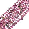 Natural Tourmaline Beads Strands G-F715-073A-1