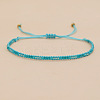 Bohemian Braided Adjustable Glass Seed Beaded Bracelets EX8332-6-1