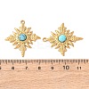 Synthetic Turquoise Pendants LS-STAS-Z177-07G-01-3