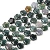 Natural Moss Agate Beads Strands G-NH0009-A01-02-2