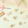 12Pcs Nail Free Zinc Alloy Curtain Button Buckle FIND-GF0007-41C-4