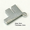 Alloy Letter Pendants X-RB-C1416-F-2