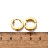 304 Stainless Steel Cubic Zirconia Hoop Earrings EJEW-D331-11G-3