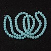 Imitation Jade Glass Beads Strands DGLA-S076-8mm-19-3
