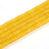 Dyed Natural White Jade Beads Strands G-T139-57A-01-4