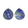 Dyed Natural Lapis Lazuli Pendants LS-G-E526-01E-1
