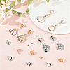 48Pcs 2 Styles Stainless Steel Stud Earring Findings STAS-BBC0010-23B-4