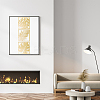 3Pcs Leaf Acrylic Mirror-Like Wall Stickers DIY-WH0304-722B-4