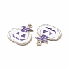 Rack Plating Alloy Enamel Pendants FIND-G054-17P-01-2