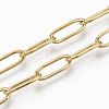 PVD Vacuum Plating 304 Stainless Steel Paperclip Chains X-CHS-S006-JN957-2-01-1