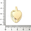 Brass Micro Pave Cubic Zirconia Openable Pendants KK-F905-02G-01-3